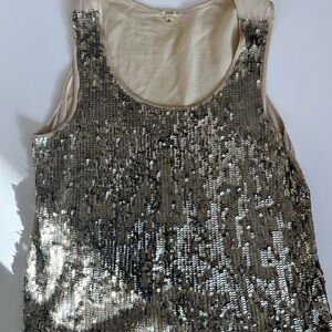 JCrew Sequin Shell tank